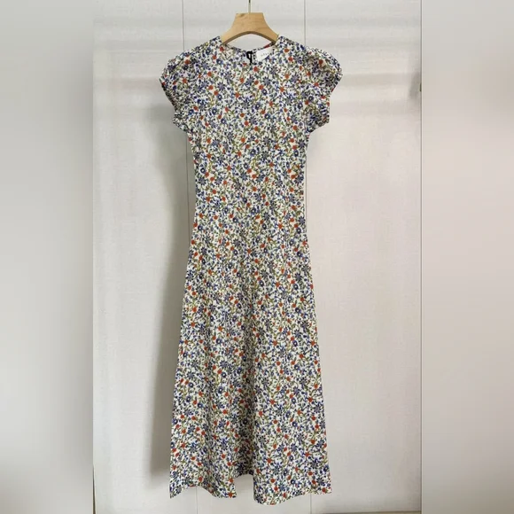 Doen Rhodia floral-print organic cotton-voile midi dress - Picture 9 of 16